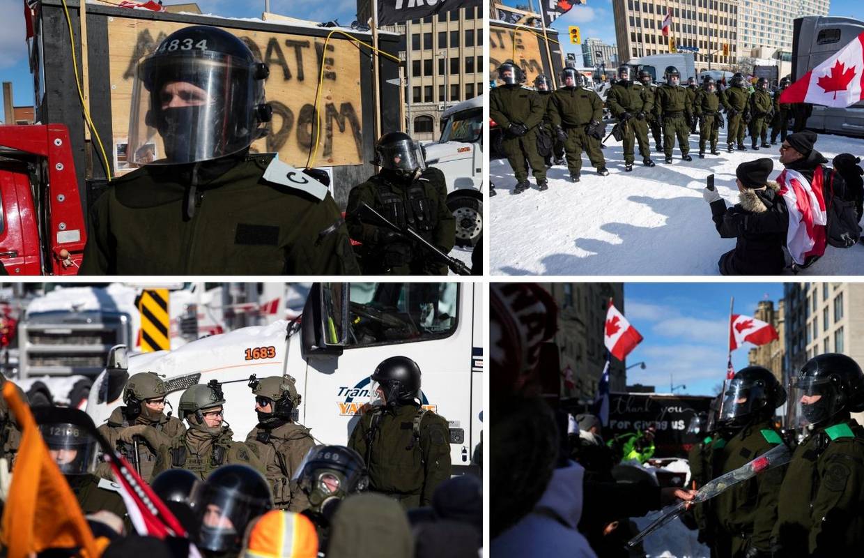 Ottawa: Policija uhitila brojne prosvjednike i tegli kamione koji su zablokirali promet
