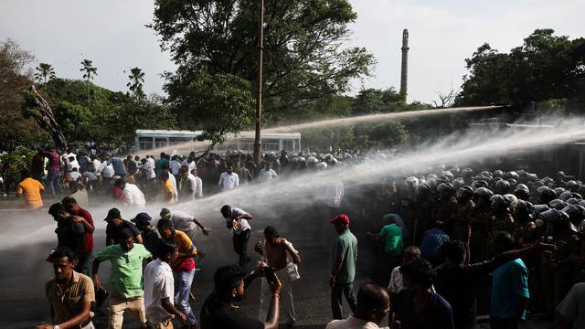 Protest in Sri Lanka against high taxes