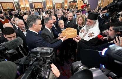 FOTO Plenković i ministri na božićnom prijemu SNV-a: 'Jačamo poruku tolerancije'