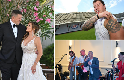 Zvijezda američkog nogometa vjenčala se u mjestu kod Zadra: Uzvanike je zabavljao Giuliano