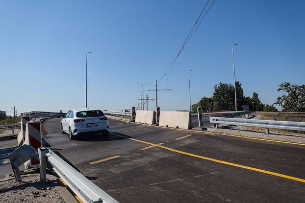 Zagreb: Obnovljeni istočni kolnik Jadranskog mosta otvoren je za promet