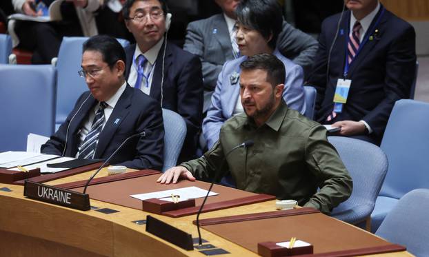 UN Security Council meets about Ukraine at UN HQ in New York