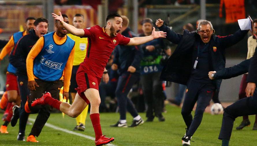 Champions League Quarter Final Second Leg - AS Roma vs FC Barcelona