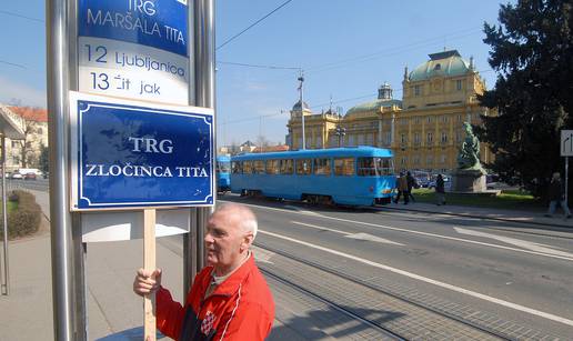 Preimenovanje Trga maršala Tita bilo je anticivilizacijski čin, vraćanje imena je dug povijesti