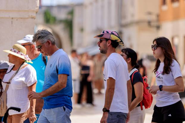 Zadar: Subotnja špica u centru grada
