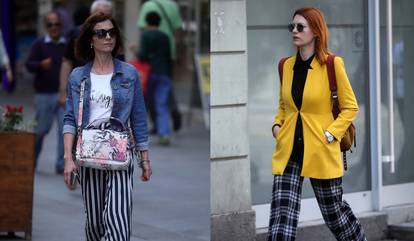 Sarajevo street style: Lepršave široke hlače plus sako u boji