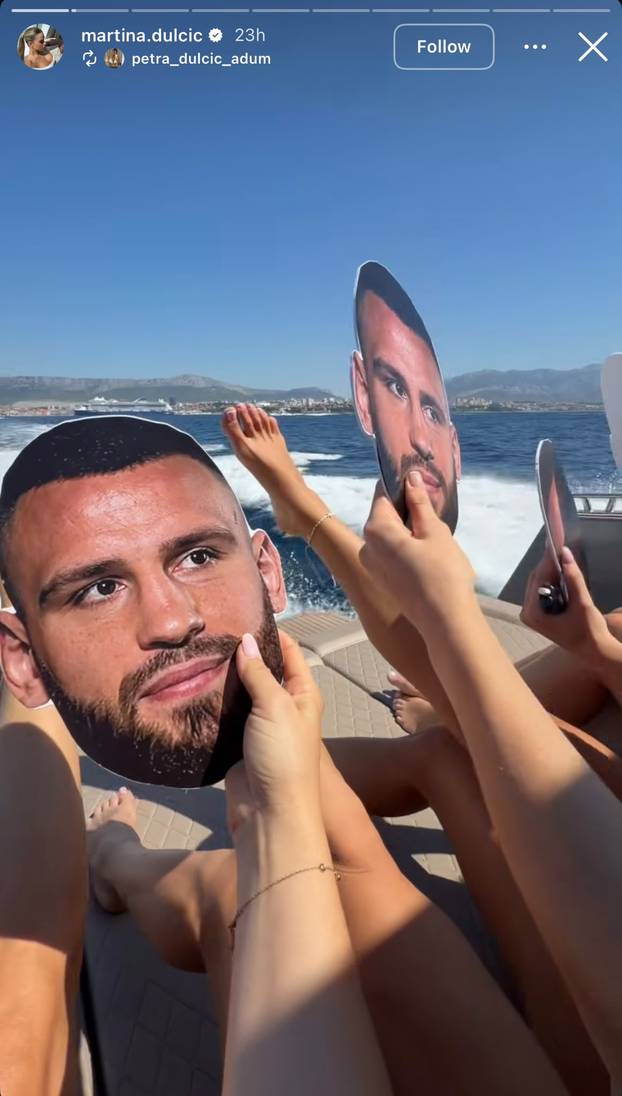 FOTO 'Splitska Barbika' imala je djevojačku na brodu, uskoro će se udati za poznatog sportaša