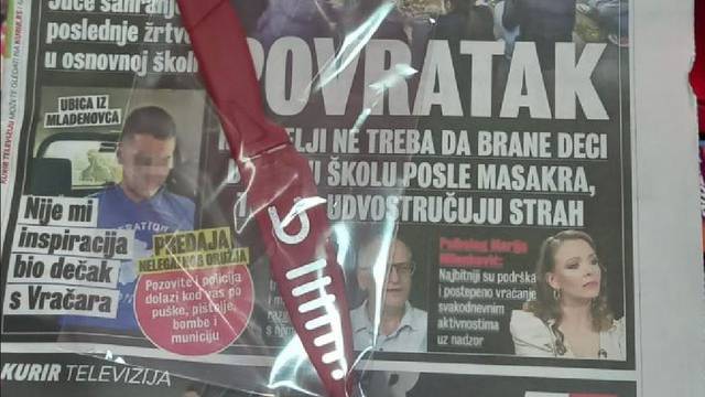 Može li luđe?! Srpski Kurir uz prilog borbi protiv nasilja dijeli noževe: 'Greškom su se našli'