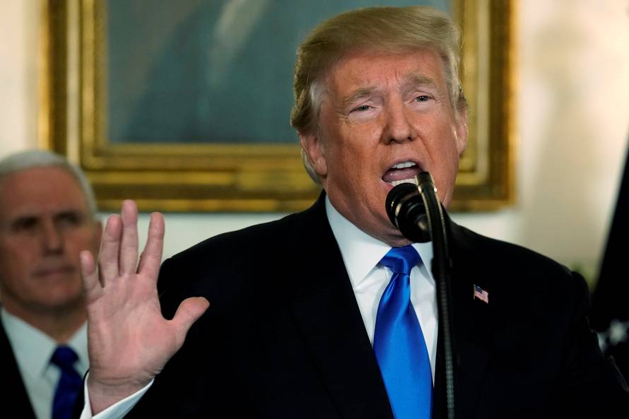 Trump delivers remarks recognizing Jerusalem as the capital of Israel at the White House in Washington