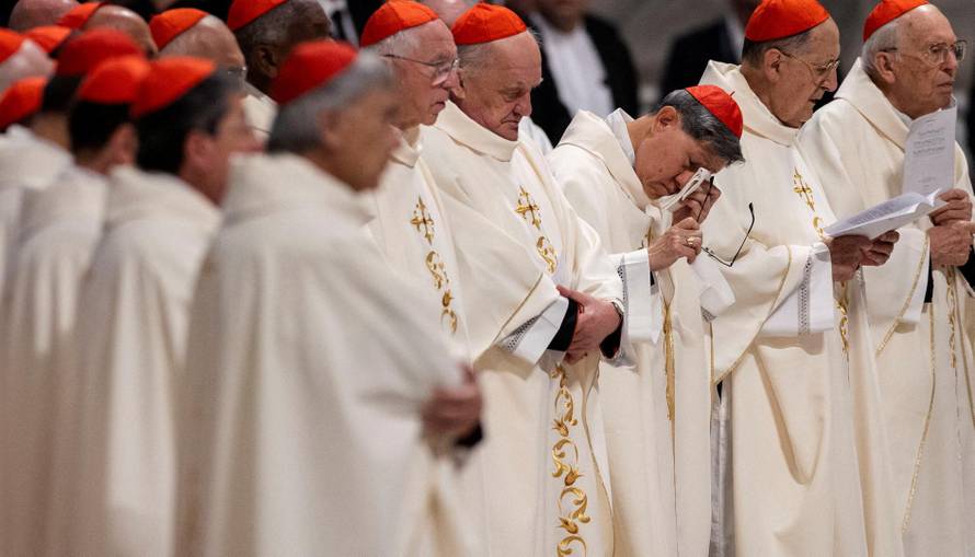 Mass to mourn Pope Francis held at St. Peter's Basilica