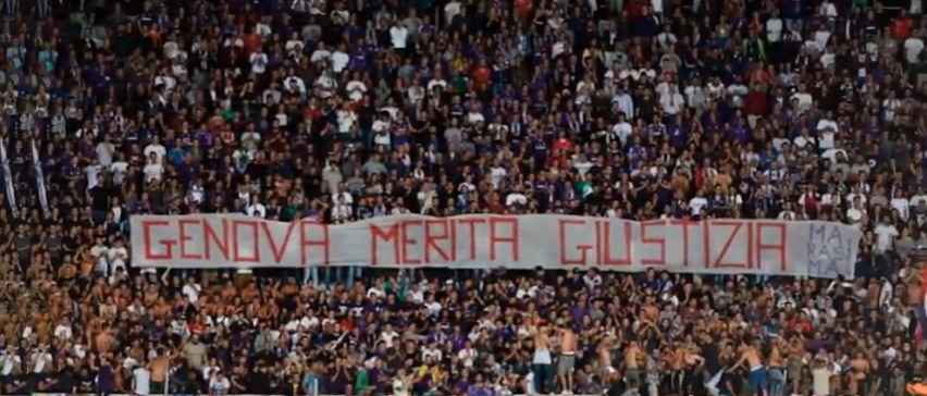 'Mrtva' tišina na stadionu u Genovi: 43 minute za 43 žrtve