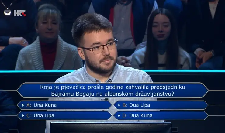 Dominik je odustao na pitanju za 18.000 eura: Znate li vi što označavaju ova imena?