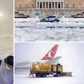 Snježni kaos u Istanbulu i Ateni: Tijekom noći izvlačili stotine ljudi zatočenih u autima na cesti