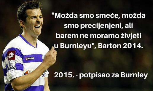 Karma je čudo: Joey Barton će igrati za drugoligaša Burnley...