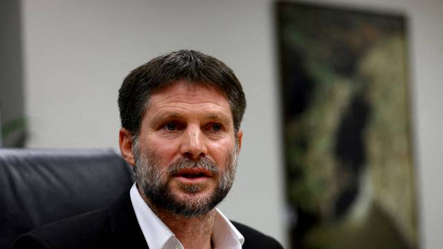 FILE PHOTO: Israeli Finance Minister Bezalel Smotrich