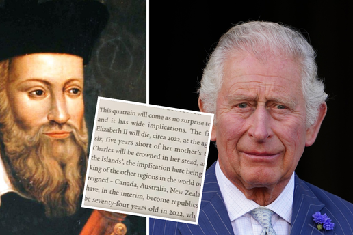 Nostradamus predvidio godinu smrti kraljice pa dodao: Charles neće staviti Williama na tron