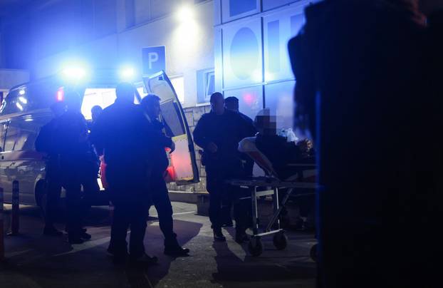 Požar u splitskom zatvoru, zatvorenici dolaze na hitni prijem u Firule 