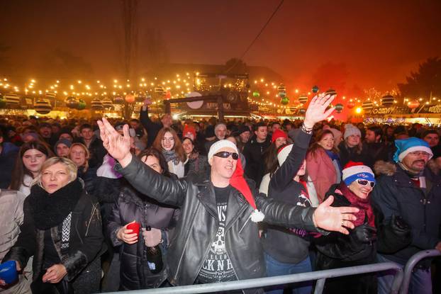 Zagreb: Doček Nove godine na glavnom gradskom trgu