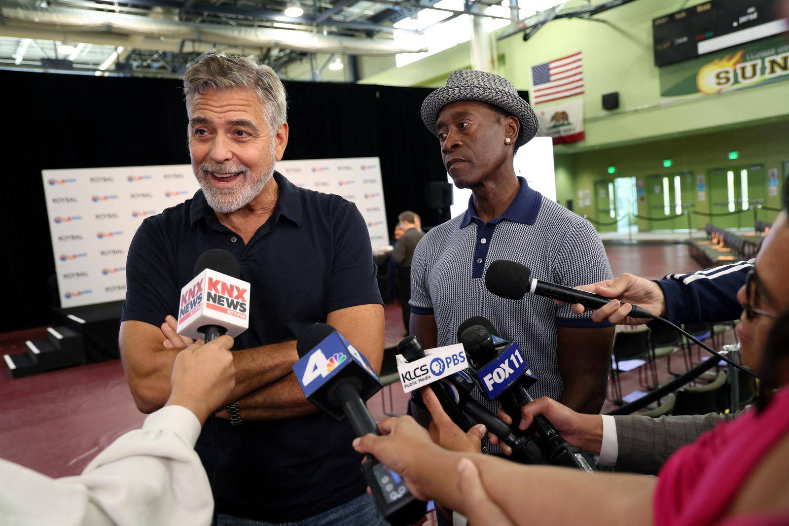 An event for the second year of the Roybal School of Film and Television Production Magnet at the Edward R. Roybal Learning Center in Los Angeles