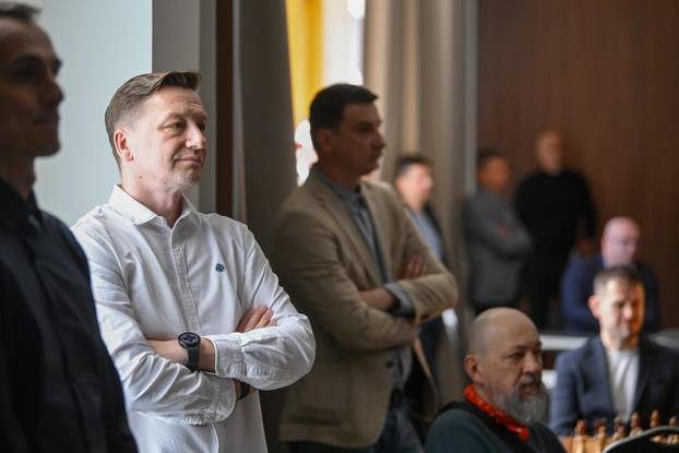 Zagreb: Predsjednik Zoran Milanovic na otvaranju šahovskog turnira Sanjin Španovic