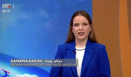 HRT ima novu meteorologinju: 'Kolege su me dobro prihvatile, zadovoljna sam prognozom...'