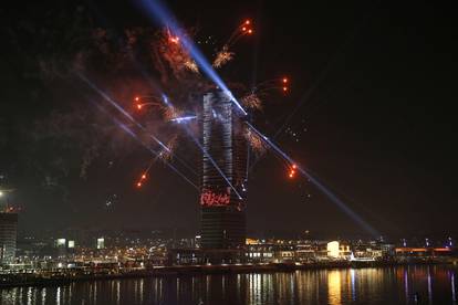 U Beogradu su proslavili pravoslavnu Novu godinu uz vatromet i laserski šou