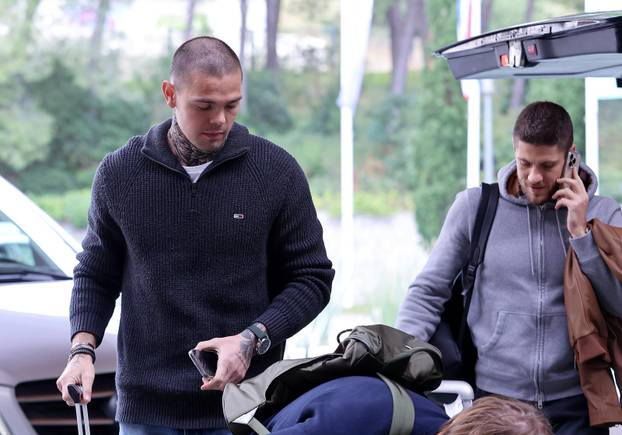 Podstrana: Okupljanje hrvatske nogometne reprezentacije uoči utakmica protiv Francuske