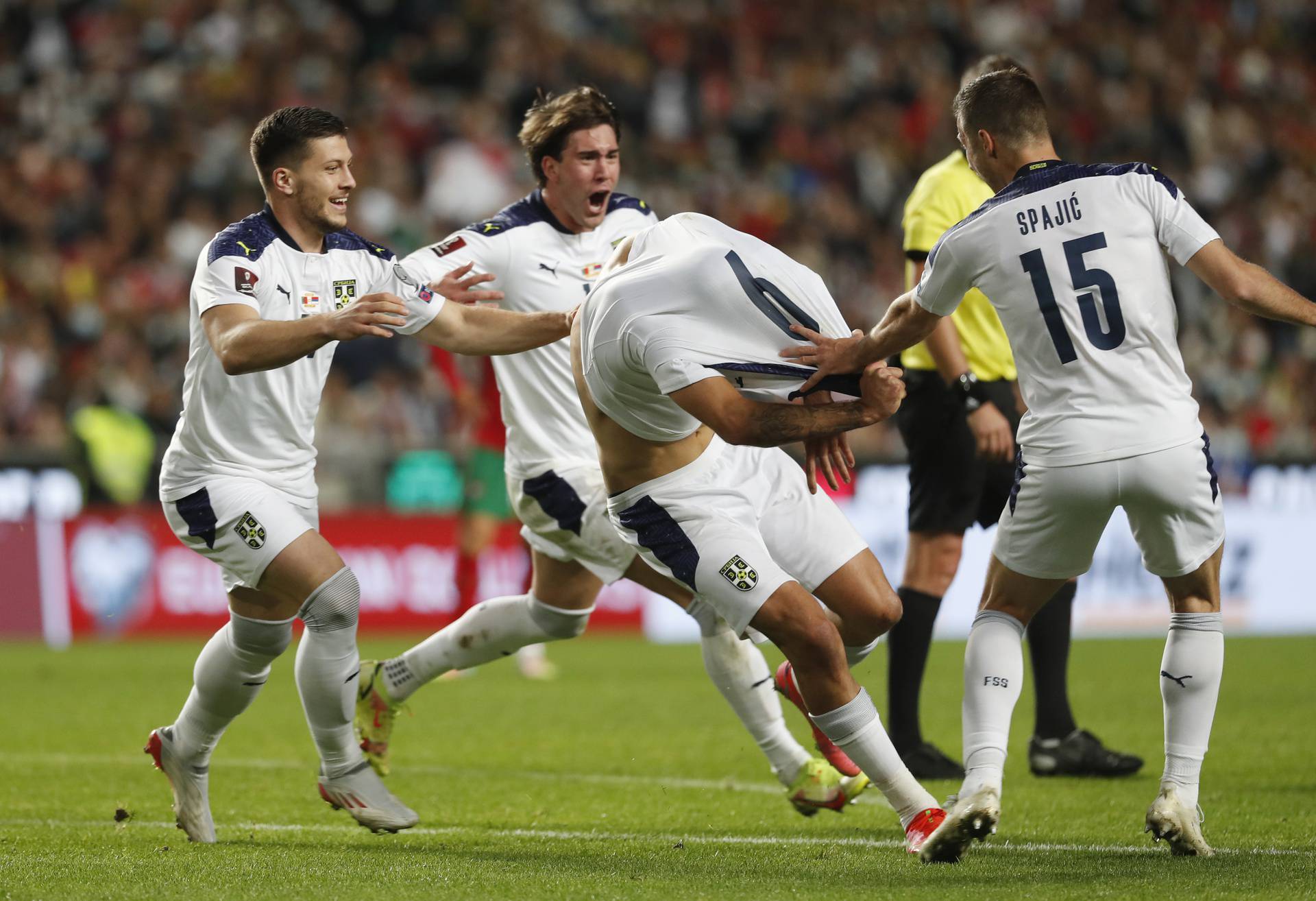 World Cup - UEFA Qualifiers - Group A - Portugal v Serbia