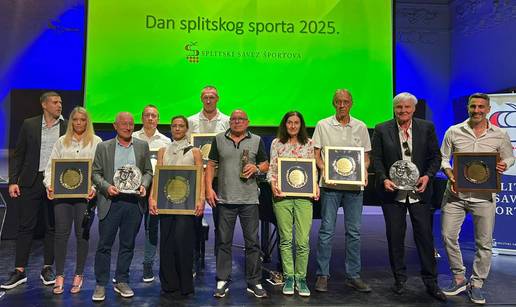 Hajdukovom liječniku Fabjanu Čukelju i vaterpolistu Damiru  Poliću nagrada Fabjan Kaliterna