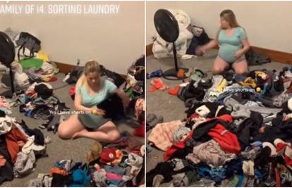 Mama 11 djece ima 'brdo' odjeće za pranje: 'Nikad nema kraja...'