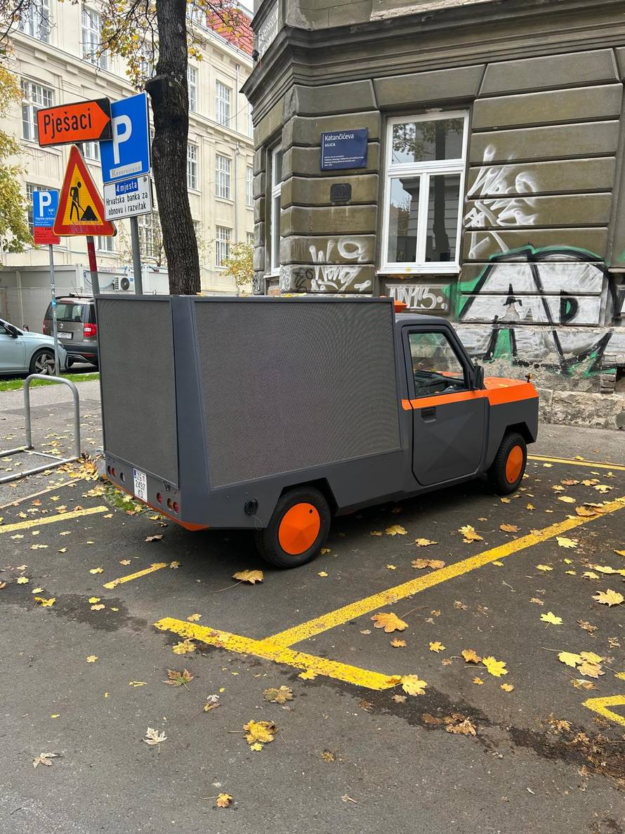 FOTO Zagrepčanin je snimio misteriozno vozilo: 'Nisam ovo još vidio!' Evo o čemu se radi