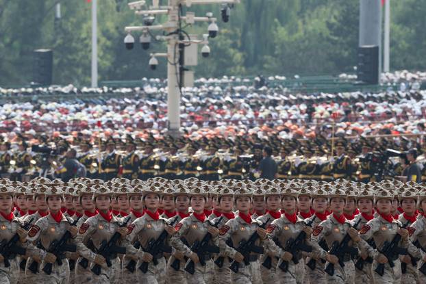 Military parade to mark the 80th anniversary of the end of World War Two, in Beijing