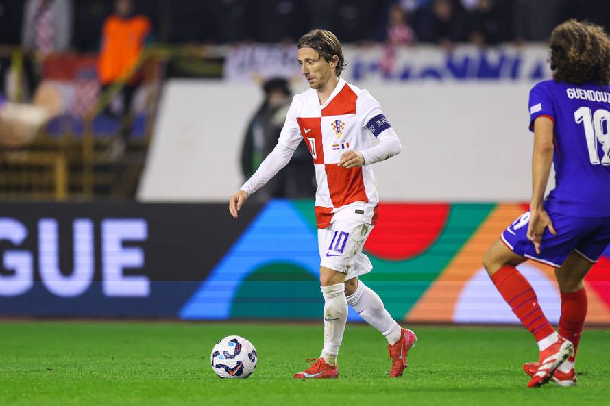 Prva utakmica četvrtfinala UEFA Lige nacija između Hrvatske i Francuske