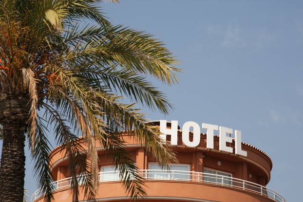 hotel sign