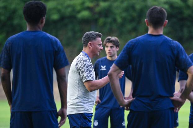 Zagreb: Trening nogometaša Dinama uoči utakmice protiv Vikinga