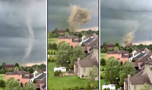 VIDEO Zastrašujuća snimka iz SAD-a. Jaki tornado uništavao sve što mu se našlo na putu...