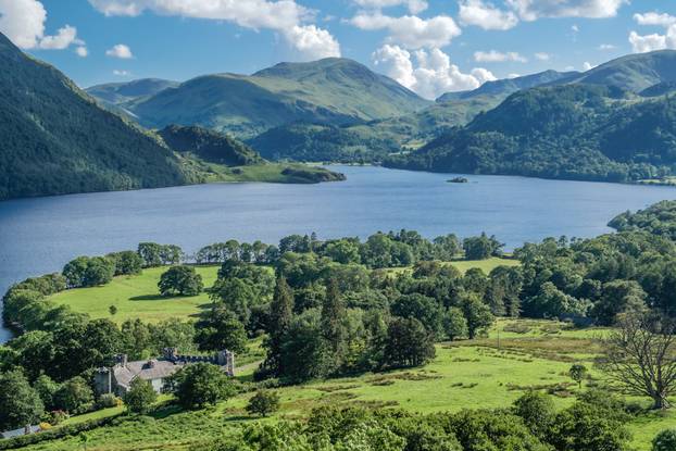 View of Ullswater Lake, Lake District, UK