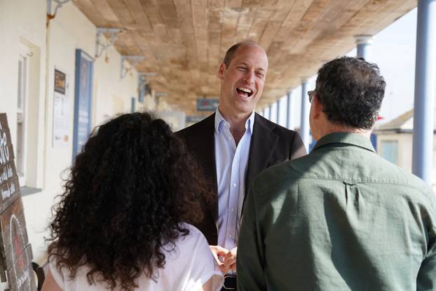 Britain's Prince William visits Cornwall