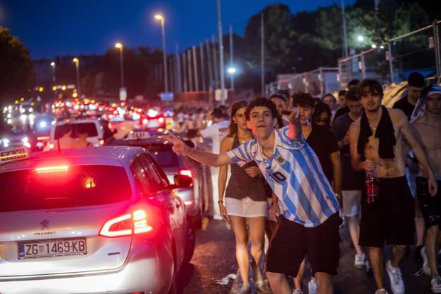 Split: Gužva nakon završetka Ultra Festivala