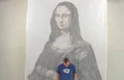 Umjetnik je hamburgerom oslikao Mona Lisu na zidu