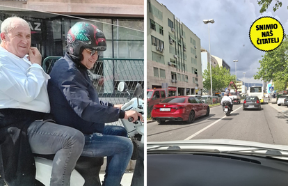 VIDEO  Ovo nije papamobil! Ovo je Kerum na motoru: 'Znam, bez kacige sam bio, žurilo mi se...'