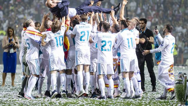 Real Madrid celebrates the Thirteen Champions League.