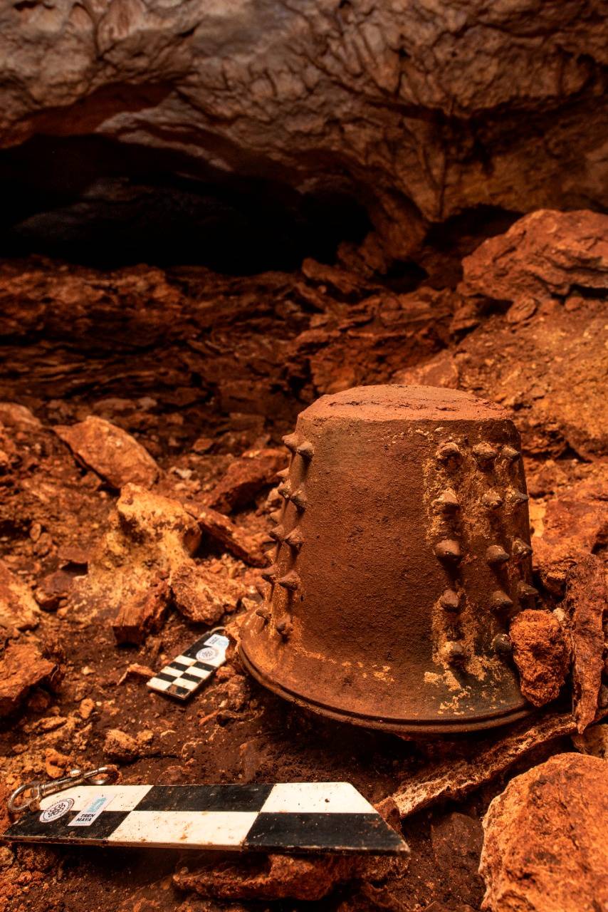 Ancient Maya canoe found during tourist train construction in Mexico