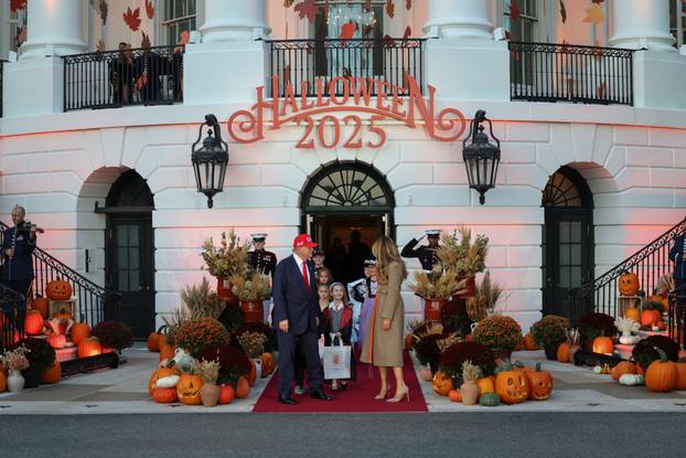U.S. President Trump and first lady host Halloween event at White House in Washington