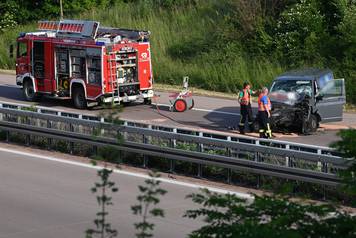 Serious accident on A14 near Halle