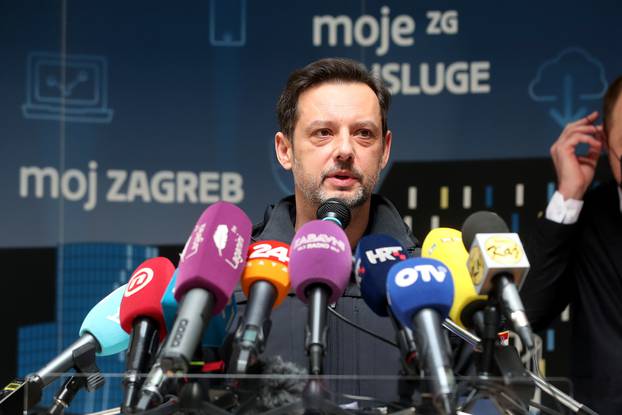 Zagreb: Tomislav Tomašević sa suradnicima održao redovnu konferenciju za medije