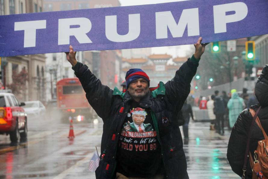 USA: Washington on Inauguration Day of Donald Trump