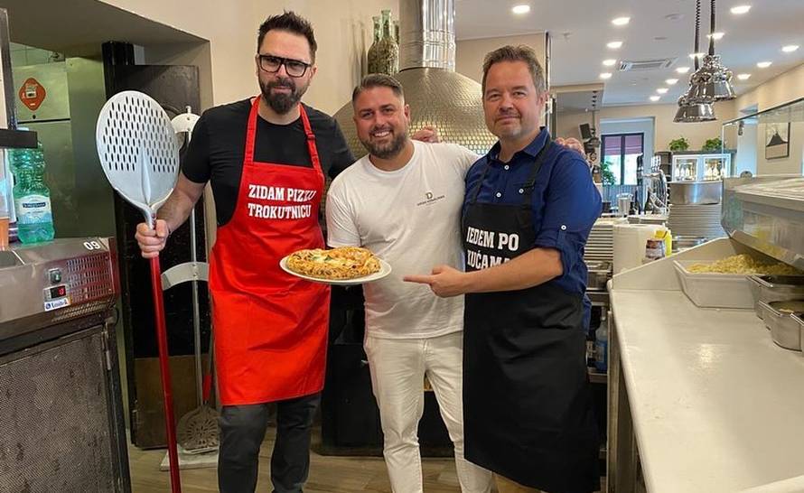 Petar Grašo stavio pregaču pa zasukao rukave: 'Zidam pizzu!'
