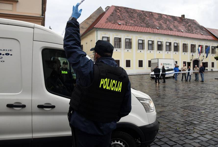 Zagreb: Na Trgu svetog Marka upucan je policajac