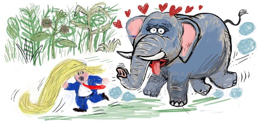 Splićanin oduševio Trumpovim karikaturama: 'Genijalan si...'